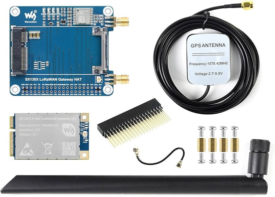 Waveshare SX1303 LoRaWAN HAT for Raspberry Pi SX1303 868M